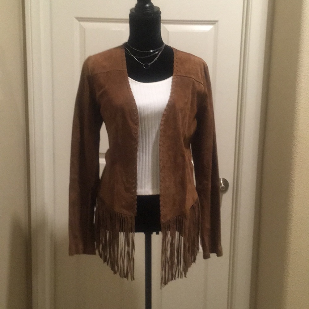 Faux Suede Jacket